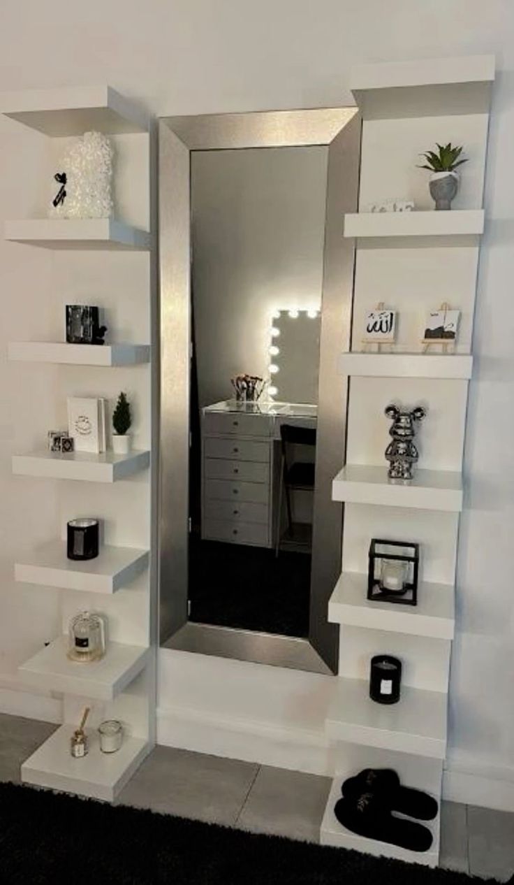 5-Tier White Corner Shelf