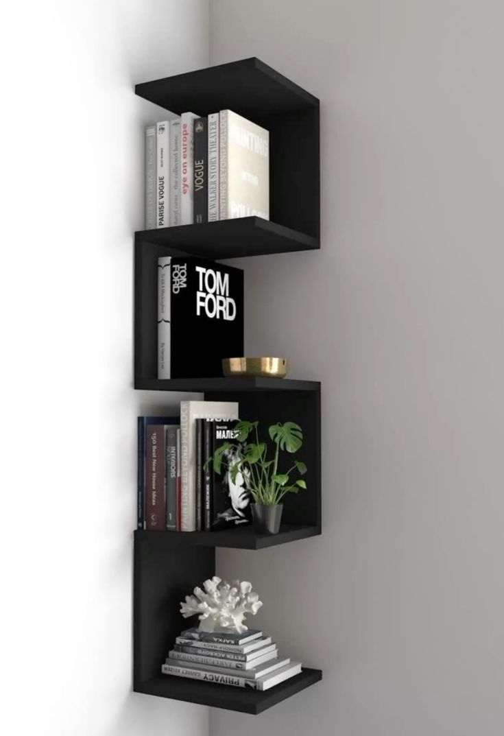 Corner Zig-Zag Shelf