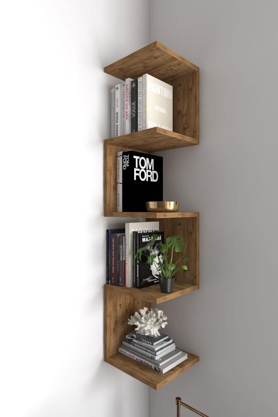 Corner Zig-Zag Shelf