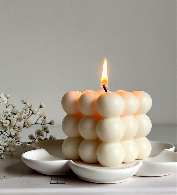 Bubble Cube Candle