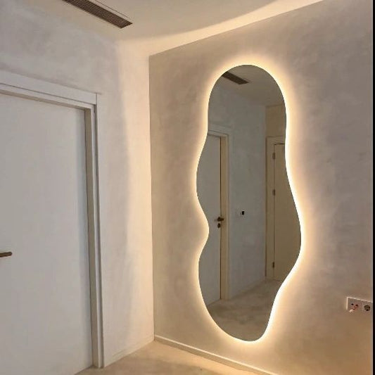 Nira Irregular Full-Length Mirror – Sculptural & Modern