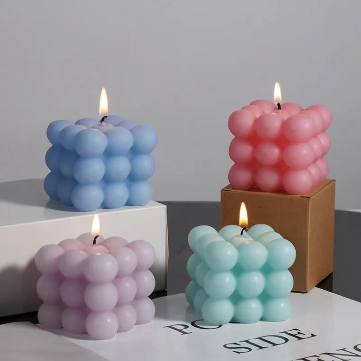 Bubble Cube Candle