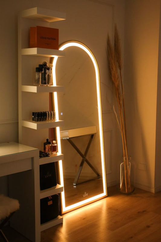 Glow Arch/Rectangle Floor Mirror