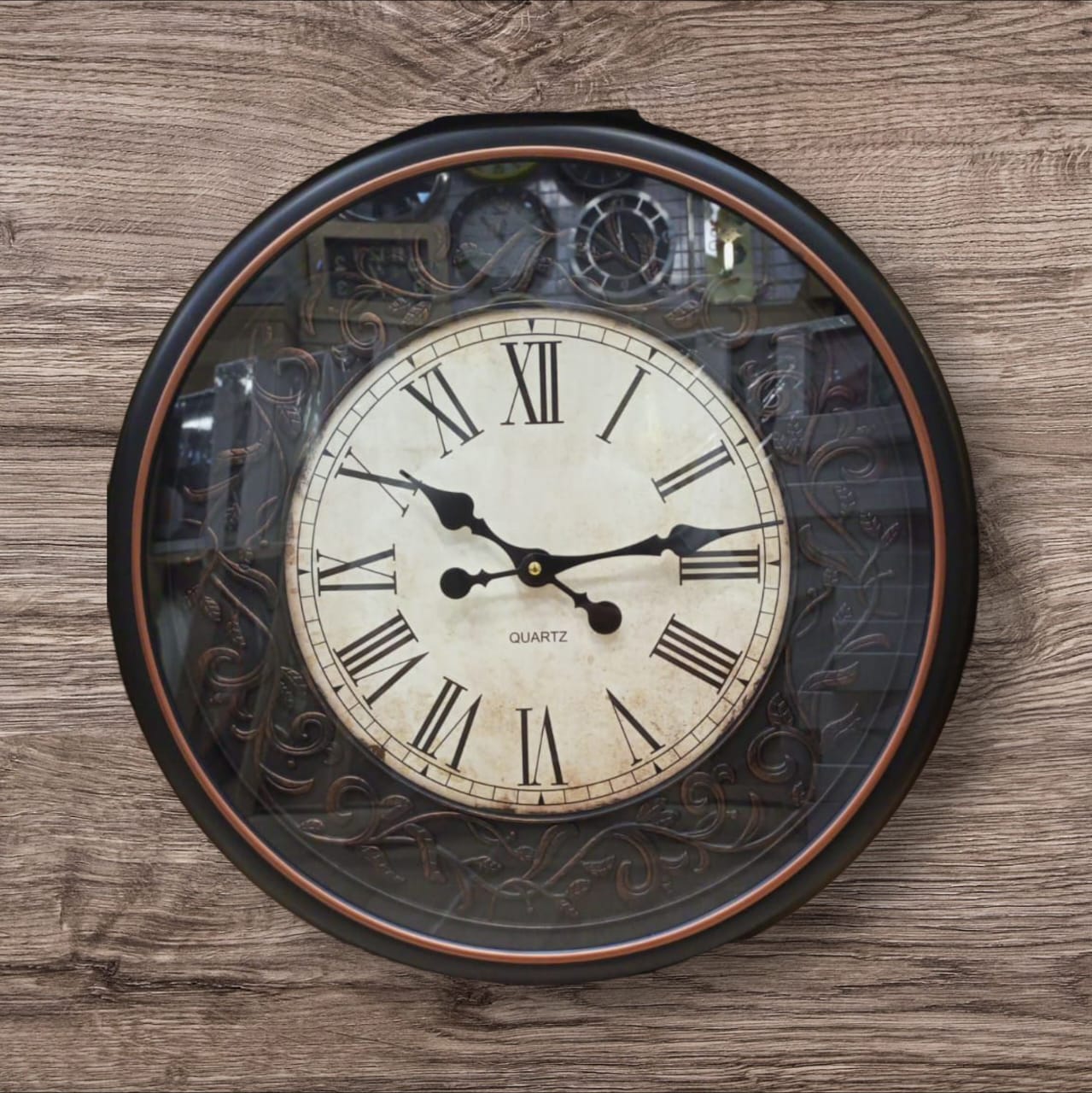 Vintage Roman Numeral Wall Clock