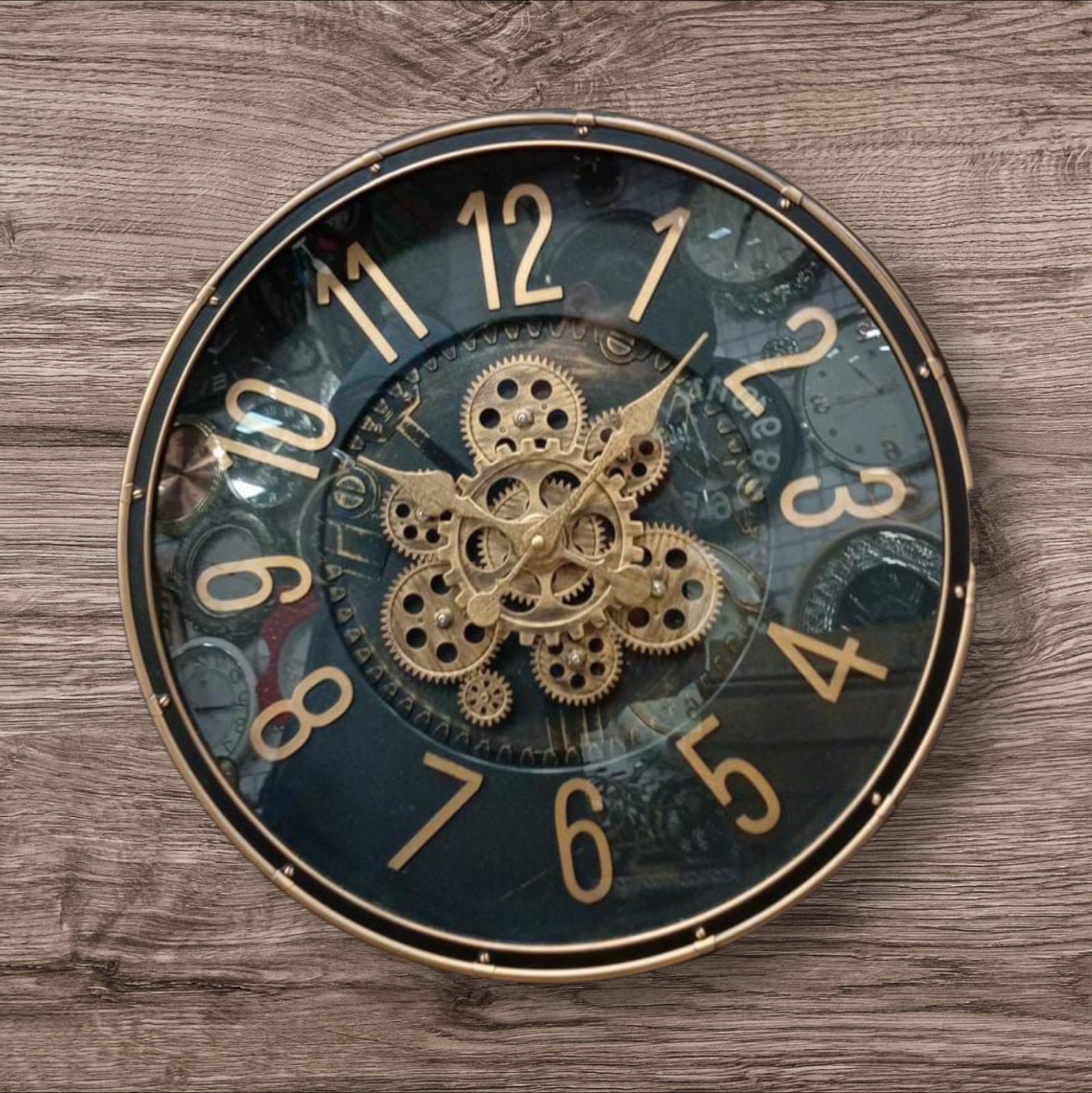 Vintage Gear Wall Clock